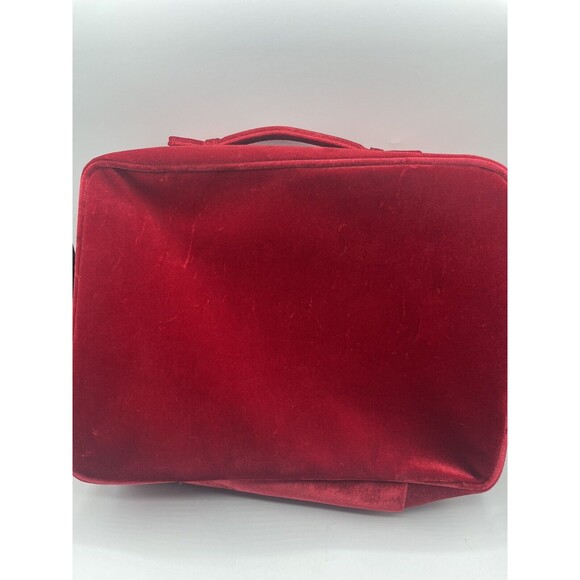Estee Lauder Bag 2023 Limited Edition Red Velvet with Handle - Picture 4 of 13